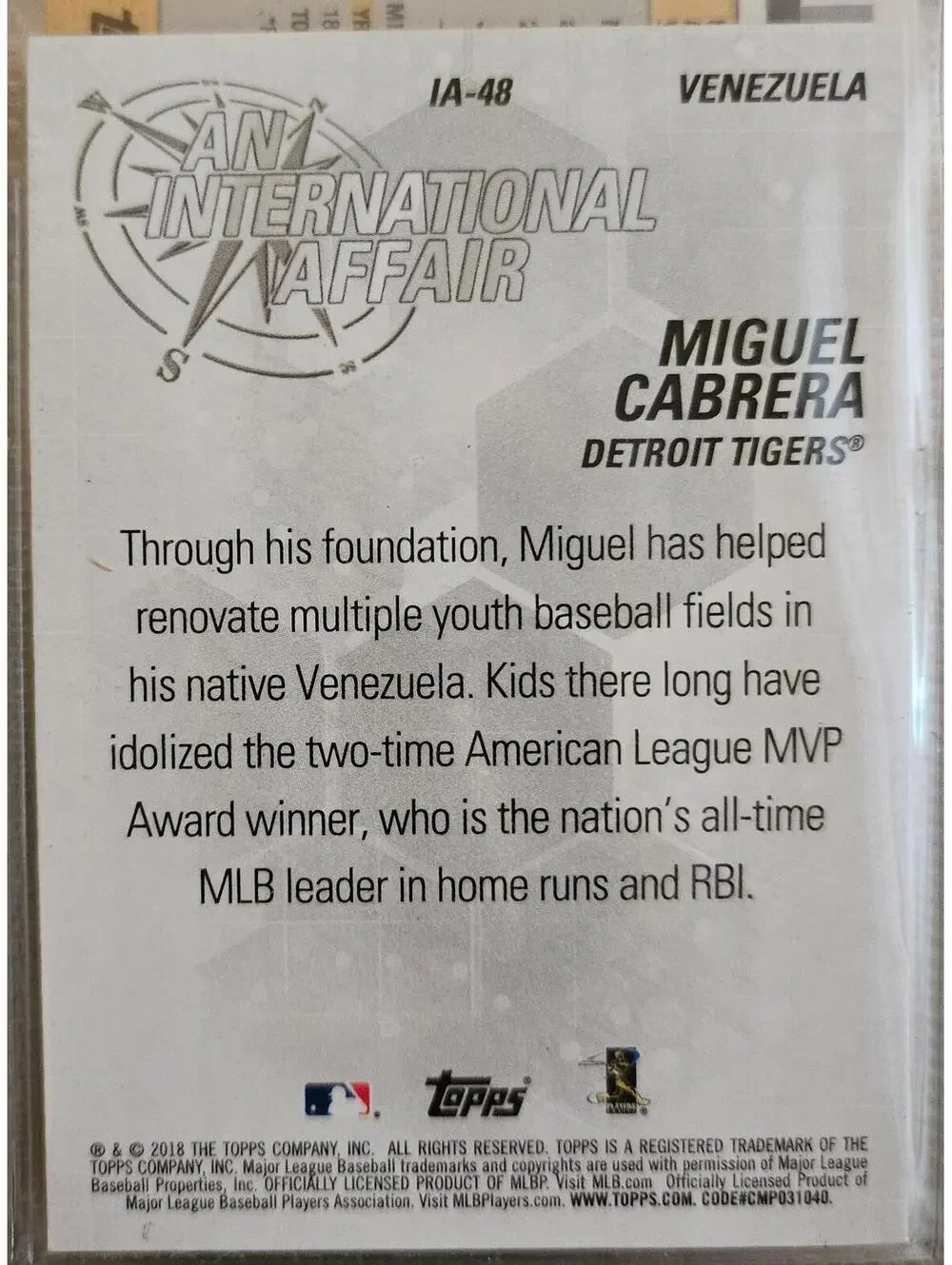 Topps 2018 update